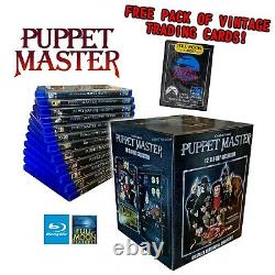 NEW Puppet Master Blu-ray 12 Disc Horror Movie Box Lot Collection Set Cards NICE