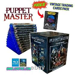 NEW Puppet Master Blu-ray 12 Disc Horror Movie Box Lot Collection Set FREE cards