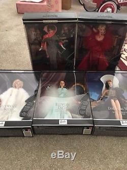NRFB Hollywood Movie Star Collection Lot of 5 NIB Barbies 1990's