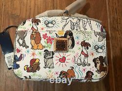 NWT Dooney & Bourke Retired Disney Dogs Sketch Crossbody Ambler Purse