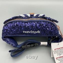 NWT Loungefly Disney Cruise Line MINNIE MOUSE SEQUIN Mini BackpackFanny Pack A