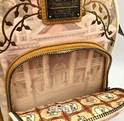 NWT Loungefly Disney Lady and The Tramp Suede Mini Backpack & Wallet EXCLUSIVE