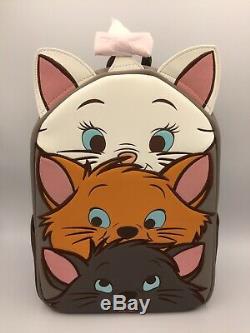 NWT Loungefly Disney The Aristocats Mini BackpackWallet Marie Toulouse Berlioz