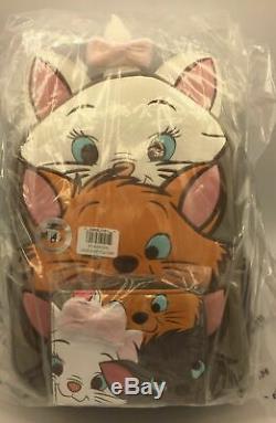 NWT Loungefly Disney The Aristocats Mini BackpackWallet Marie Toulouse Berlioz