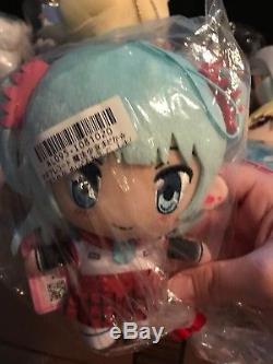 NWT Love Live! Sunshine! Girls und Panzer Kemono Friends 12 Plushies Anime Japan