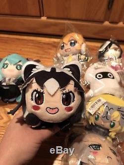 NWT Pikachu Girls und Panzer Anime Gataris Hatsune Miku 15 Plushies Box Japan