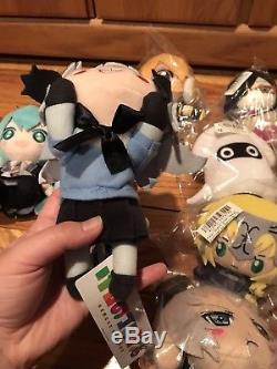 NWT Pikachu Girls und Panzer Anime Gataris Hatsune Miku 15 Plushies Box Japan