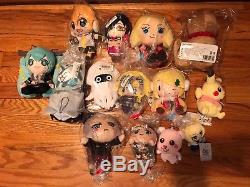 NWT Pikachu Girls und Panzer Anime Gataris Hatsune Miku 15 Plushies Box Japan