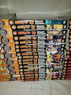 Naruto English Manga Near Complete Set Volumes 1-72 (No 42 & 61) Omnibus Jump