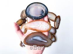 Natural Agate Slices Bulk Geode Agate Place Cards Wholesale Size 1 Placecards