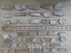 Natural Clear Quartz Crystal Points 1 to 3 Inches, Wholesale Bulk Lot