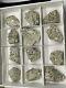 Natural Micro Pyrite Crystal Mineral Specimen Wholesale Lot Of 12-spain