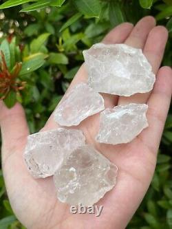 Natural Rough Clear Quartz Chunks, 1-2 Raw Clear Quartz, Wholesale Bulk Lot
