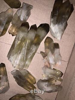 Natural citrine crystal cluster 16 Pieces Wholesale