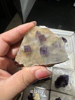 Natural mineral crystals China anhui fluorite 19 wholesale