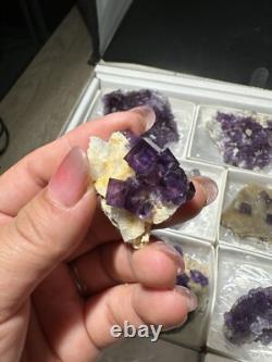 Natural mineral crystals China anhui fluorite 19 wholesale