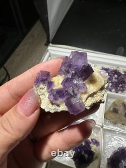 Natural mineral crystals China anhui fluorite 19 wholesale