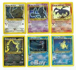 Neo Destiny Shining Collection Lot Of 6 Cards with Charizard FREE SHIPPING