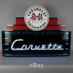 Neon Sign Collection 2 corvette in steel can Chevrolet C1 C6 C7 Wholesale lot