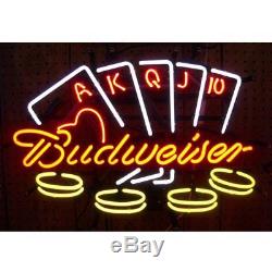Neon Sign collection Poker Fremont Street Las Vegas Casino wholesale lot of 5
