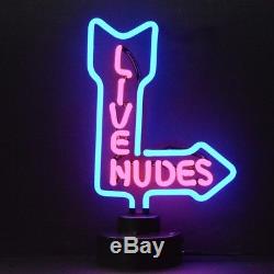 Neon sculpture sign Wholesale lot of 3 Sexy Mudflap girl Live Nudes Man cave