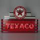 Neon Sign Collection Lot Of 2 Wholesale Texaco In Steel Can Sky Chief Skychief