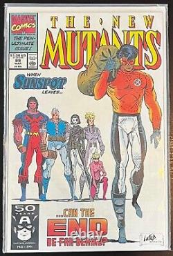 New Mutants #1-100 Full Run LOT 1ST CABLE & DEADPOOL REPRINTS -1 Mark Jewelers