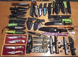 New Wholesale Lot 36 Fixed Blade Hunting Knives Survival Tactical Throwing Knife