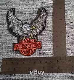 New Wholesale Mix Lot Of 50 HARLEY DAVIDSON & MOTORCYLE PATCHES Sew Embroider