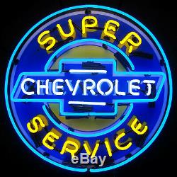 New Wholesale lot 4 Garage Chevrolet Dealership neon sign GM Chevy grille grill
