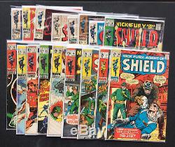 Nick Fury Agent of Shield 1-7, 9-18 Steranko Marvel Silver Age lot of 17 books