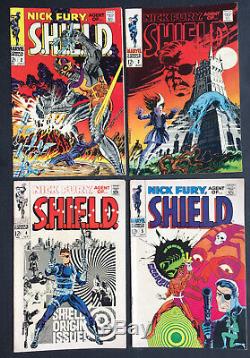 Nick Fury Agent of Shield 1-7, 9-18 Steranko Marvel Silver Age lot of 17 books