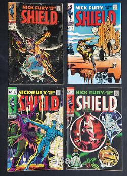 Nick Fury Agent of Shield 1-7, 9-18 Steranko Marvel Silver Age lot of 17 books