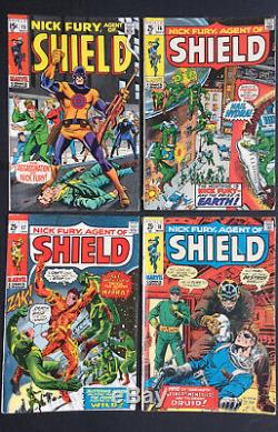 Nick Fury Agent of Shield 1-7, 9-18 Steranko Marvel Silver Age lot of 17 books