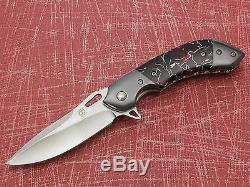 OLAMIC CUTLERY CUSTOM SET POLISHED ZIRCONIUM With RAFFIR SPARKLE