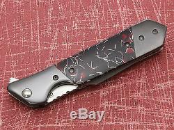 OLAMIC CUTLERY CUSTOM SET POLISHED ZIRCONIUM With RAFFIR SPARKLE