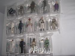 ORIGINAL AFA GRADED STAR WARS ACTION FIGURE COLLECTION LOT of 73