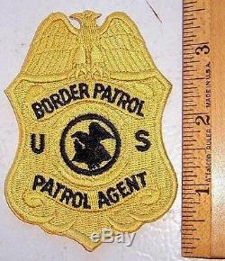 Obsolete United States Border Patrol Agent Uniform Patches Police Wholesale Lot