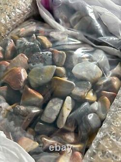 Ohio Flint Tumbled Polished Colorful Stones Wholesale Bulk Lots-Custom Orders