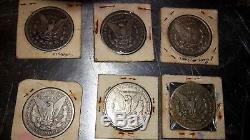 Old coin collection 1883-1901 morgan sD, 1936-45 dimes, 1938/50 nickles, 1925-30 Q