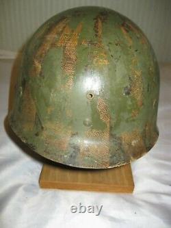 Original US Firing Range WWII M1 Schlueter Helmet WithChinstrap & Firestone Liner