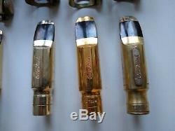 Otto Link collection of vintage mouthpieces
