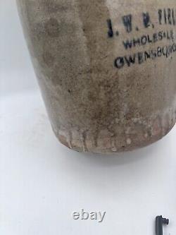 Owensboro, KY Whiskey Jug J. W. M Field & Sons Wholesale Liquors VERY RARE
