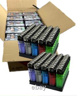 Packs of 1000 Wholesale Lot Disposable Lighters 1 Case Assorted Colors
