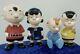 Peanuts Ceramic Figurines Charlie Brown Linus Lucy Baby Sally Nice Condition