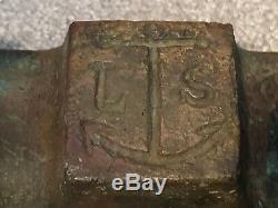 Pewabic Shipwreck Copper Ingot & Ext. Rare Busch Oceanographic Book, Michigan