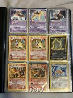Pokemon Card Lot Vintage WOTC, Holo Rare, 1st Ed, Binder Collection 180 Cards