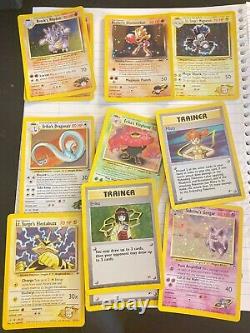 Pokemon card collection 500+ cards base jungle gym hero holographic 130 holos