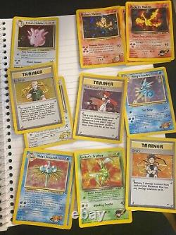 Pokemon card collection 500+ cards base jungle gym hero holographic 130 holos