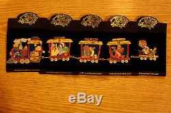 Pooh's Happy Holidays Train Set Disney Auctions LE 100 Pins Released in 2003